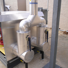 12. Dental clinic air cooled chiller pipe.